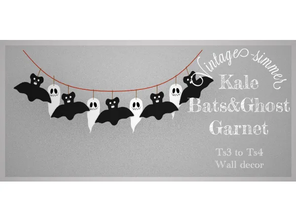 Alpha Bats Ghost - The Sims 4 Custom Content
