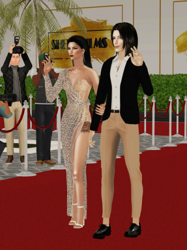 Red Carpet posebox by simsfinds - The Sims 2 Custom Content