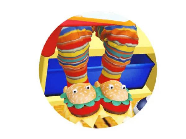 Toddler burger slippers - The Sims 3 Custom Content