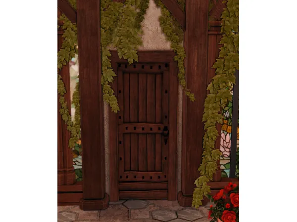 Maxis Match The Witcher 3 Hearts of Stone Auction House Simple Doors And Arches - The Sims 4 Custom Content
