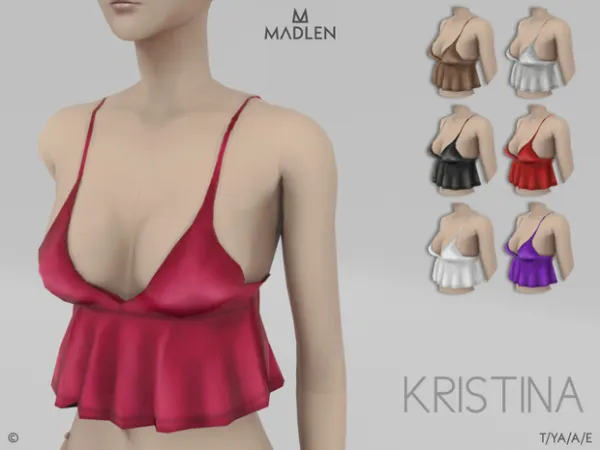 Maxis Match Madlen Kristina Top - The Sims 4 Custom Content