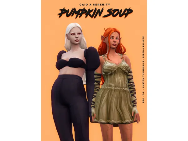 Maxis Match SxC Pumpkin Soup (5 items) UPDATE 111421 - The Sims 4 Custom Content