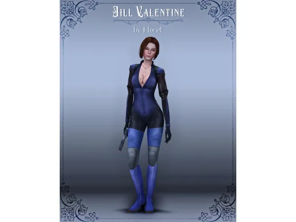 Alpha Jill Valentine Battle Suit - The Sims 4 Custom Content