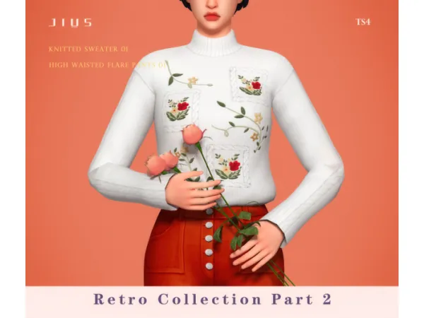 Maxis Match Retro Collection Part 2 Clothes sims by Jius - The Sims 4 Custom Content