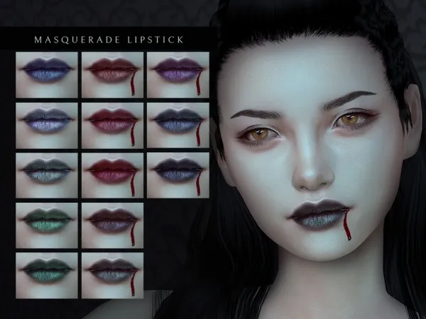 Mix Masquerade Lipstick - The Sims 4 Custom Content