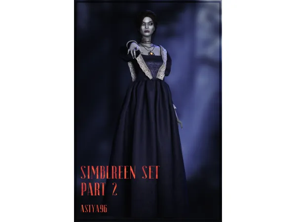 Alpha Simblreen Set (2021) Part 2 by astya96cc - The Sims 4 Custom Content