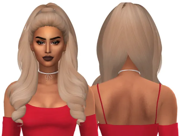 Alpha SADNESS HAIR - The Sims 4 Custom Content