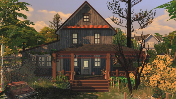 Maxis Match Desolate house by simsfinds - The Sims 4 Custom Content