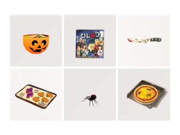 Maxis Match Introverts Halloween by hollowbride - The Sims 4 Custom Content