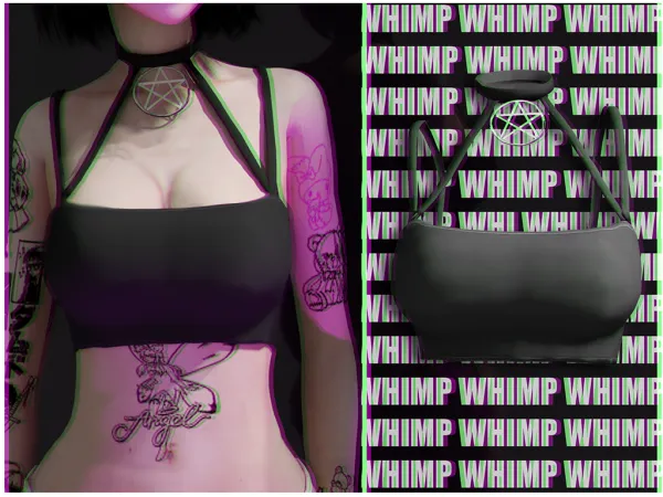 Alpha Pentagram tank Whimp 1337 - The Sims 4 Custom Content