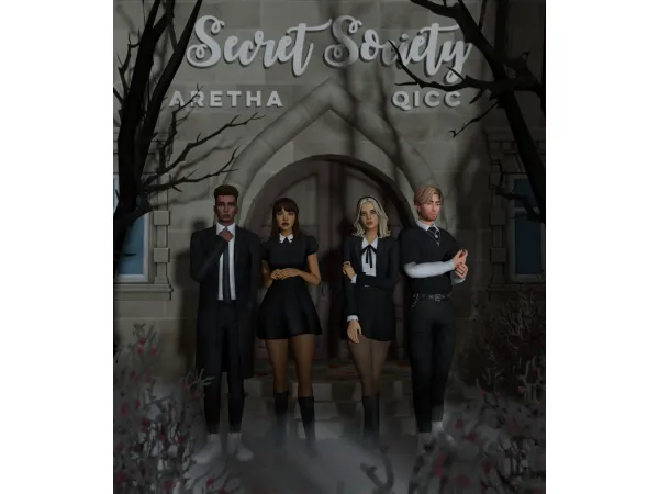 Maxis Match secret society collection [aretha x qicc] by simsfinds - The Sims 4 Custom Content