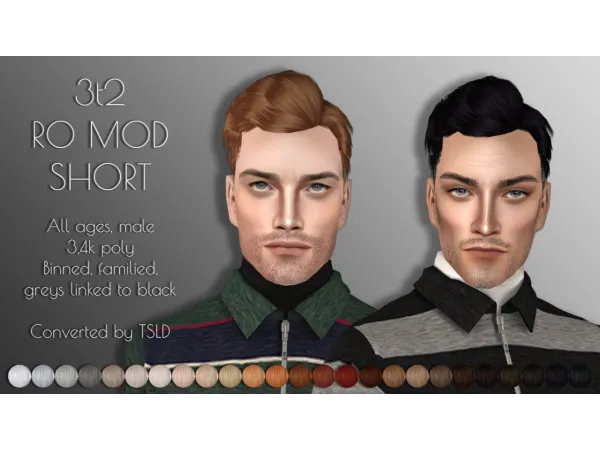 3t2 Ro Mod Short - The Sims 2 Custom Content