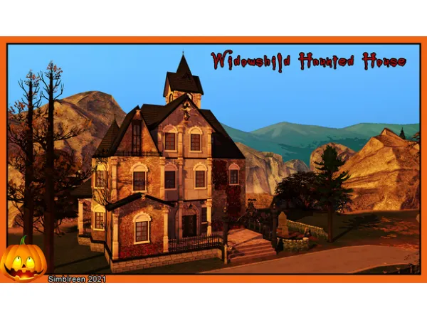 Maxis Match Widowshild Haunted House Last Simblreens gift by xSavannahx987 - The Sims 4 Custom Content