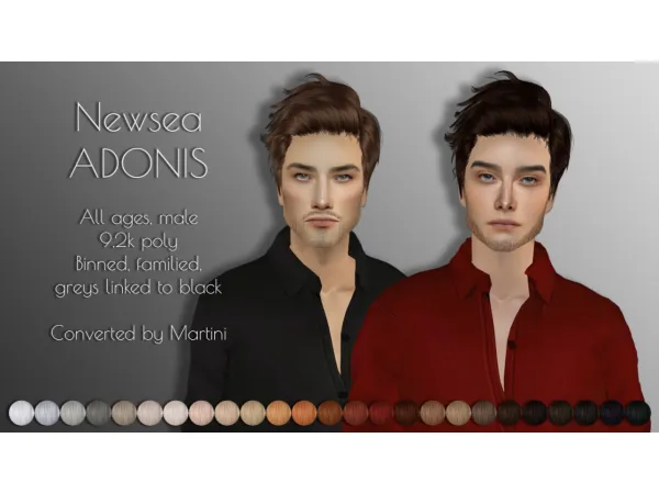 Newsea Adonis - The Sims 2 Custom Content