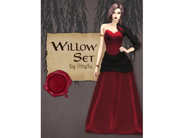Maxis Match Willow Set - The Sims 4 Custom Content