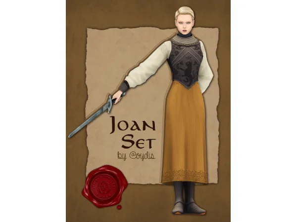 Maxis Match Joan Set by oydis - The Sims 4 Custom Content