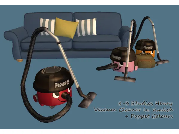 Katsu 8 3 Henry Vaccum Cleaner - The Sims 2 Custom Content