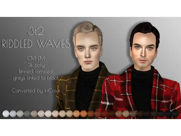 3t2 Riddled Waves - The Sims 2 Custom Content
