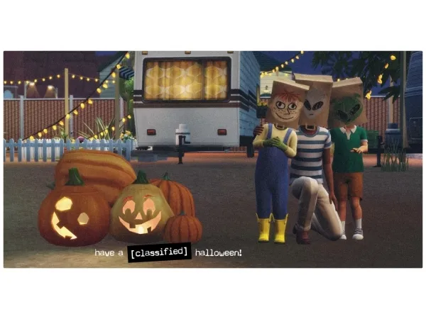 Maxis Match im a real human im a real alien low budget costume - The Sims 4 Custom Content