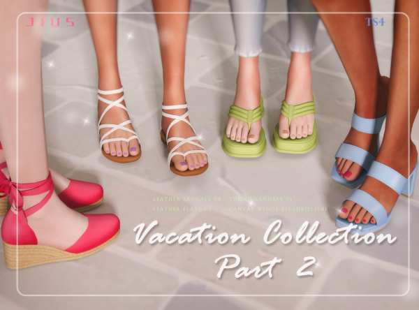 Mix Vacation Collection Part 2 sims by simsfinds - The Sims 4 Custom Content