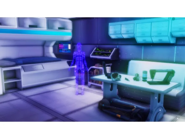 Mix sci fi set SIMBLREEN SET 03 by radioactivedotcom - The Sims 4 Custom Content