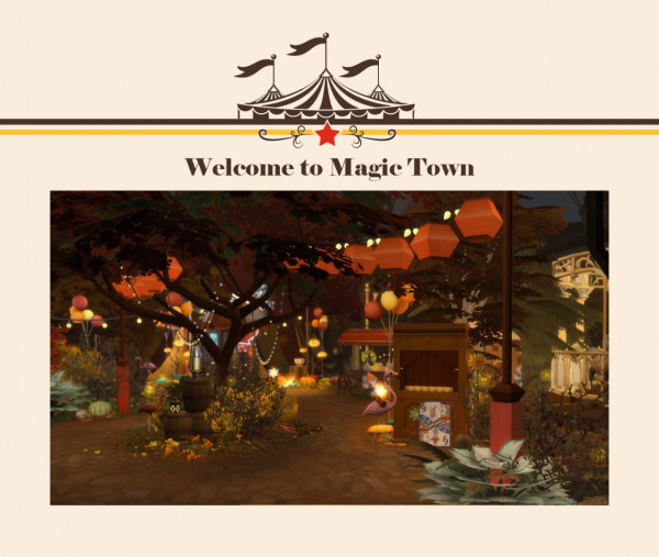 Maxis Match Magic Town CafeBar NO by simsfinds - The Sims 4 Custom Content