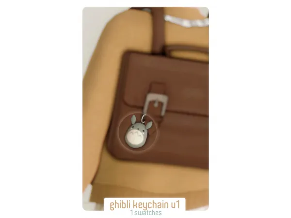 Maxis Match ៸៸ ghibli keychain ៸៸ by boonstow - The Sims 4 Custom Content