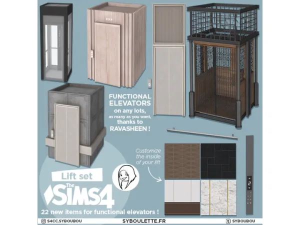 Alpha LIFT ELEVATOR - The Sims 4 Custom Content