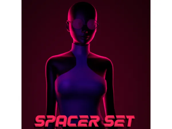 Alpha Spacer Set - The Sims 4 Custom Content