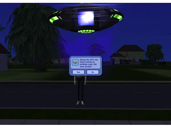 Aliens Ask About Pollination - The Sims 2 Custom Content
