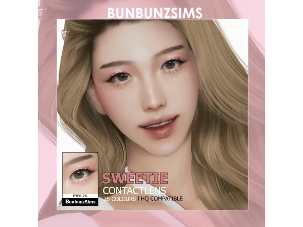 Mix Sweetie eyes 25 colors by BunbunzSims - The Sims 4 Custom Content