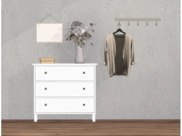 Alpha Nielstrup Dresser - The Sims 4 Custom Content