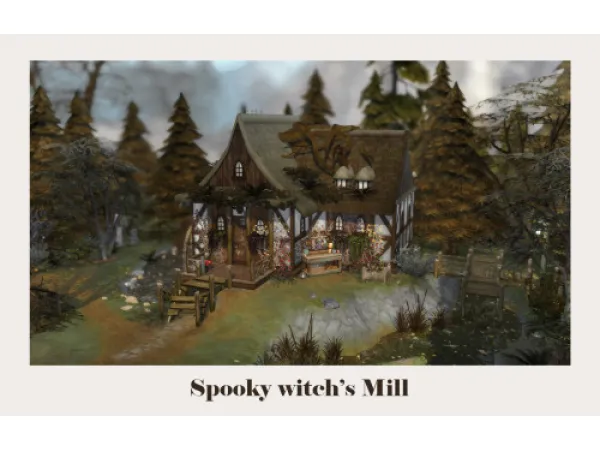 Maxis Match Witch's Mill - The Sims 4 Custom Content