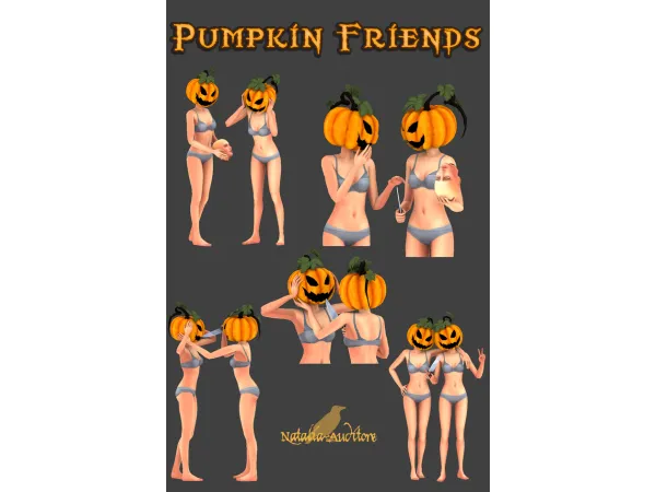 Maxis Match Pumpkin Friends Auditore by Natalia - The Sims 4 Custom Content