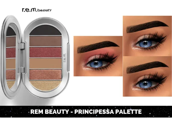 Alpha REM BEAUTY PRINCIPESSA PALETTE - The Sims 4 Custom Content