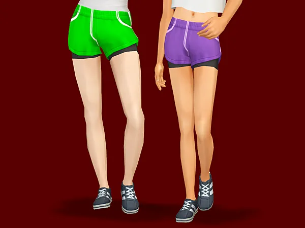 WeBluePeaces 4t2 GP05 Shorts Athletic - The Sims 2 Custom Content
