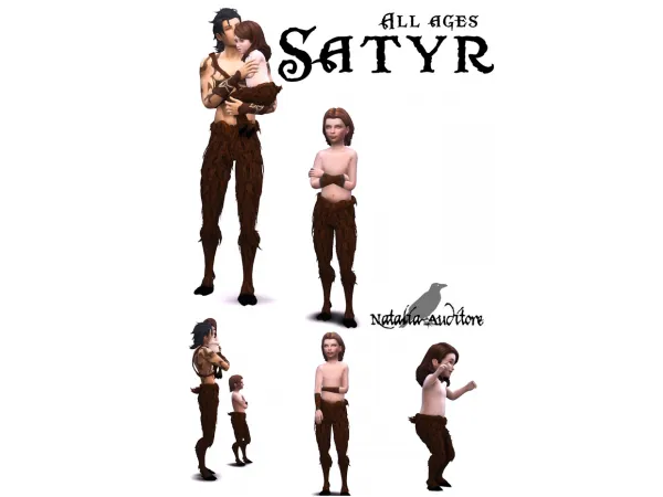 Maxis Match Satyr for all ages Auditore by Natalia - The Sims 4 Custom Content
