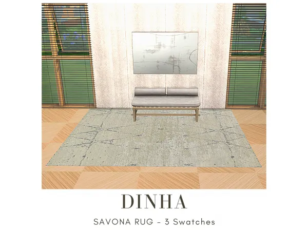 Maxis Match Set of Rugs Savona - The Sims 4 Custom Content