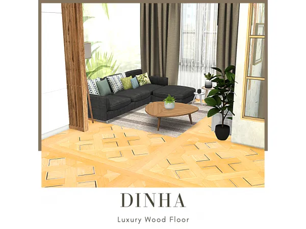 Alpha Luxury Wood Floor - The Sims 4 Custom Content