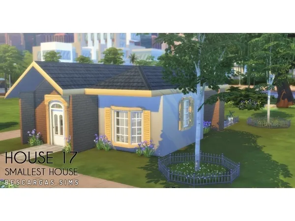 Alpha HOUSE 17 Smallest House - The Sims 4 Custom Content