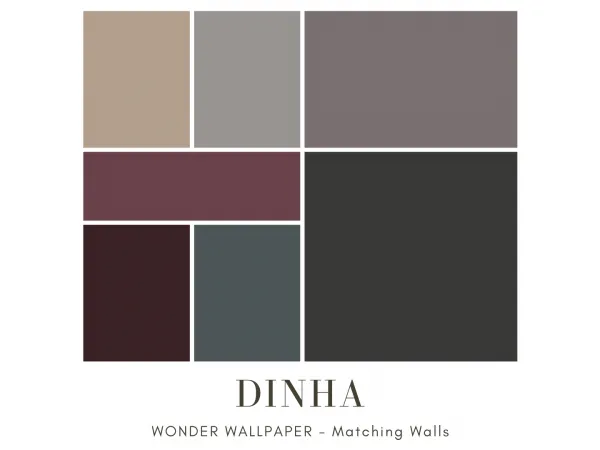 Alpha Dinha WONDER WALLPAPER Matching Walls - The Sims 4 Custom Content