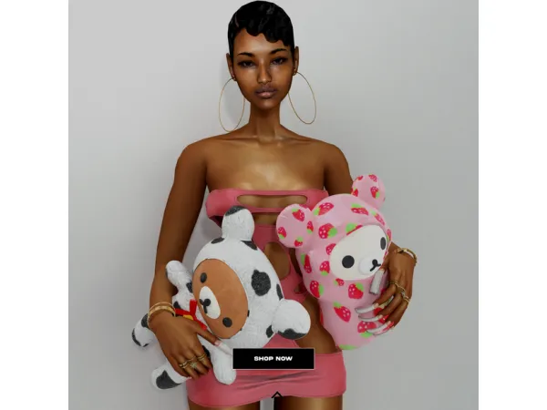 Alpha rilakkuma plushies by bknysimz - The Sims 4 Custom Content
