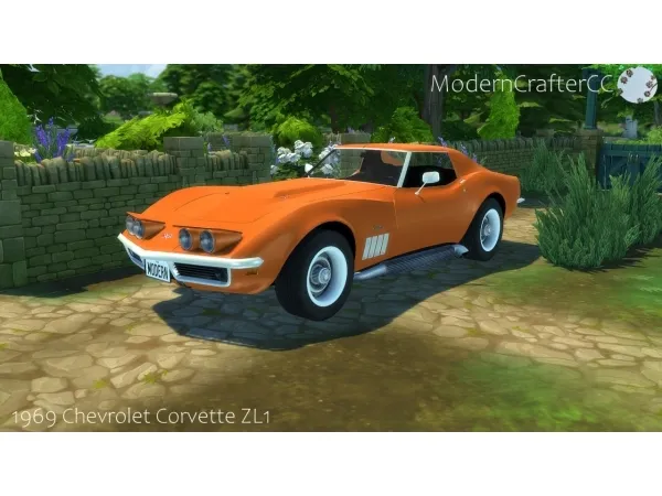 Mix 1969 Chevrolet Corvette ZL1 - The Sims 4 Custom Content
