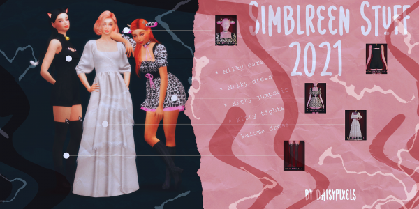 Alpha Simblreen Collection 2021 by daisypixels - The Sims 4 Custom Content