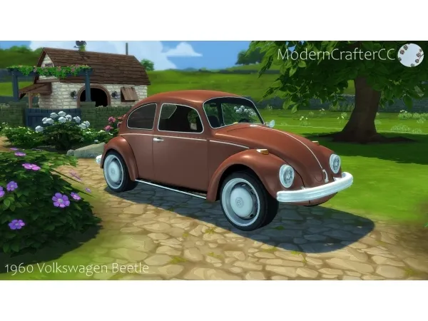 Mix 1960 VOLKSWAGEN BEETLE - The Sims 4 Custom Content
