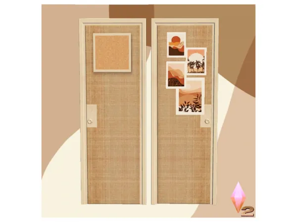 Student Door_by Lolita - The Sims 2 Custom Content