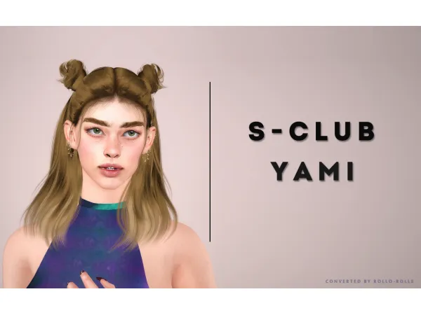 S Club Hair N114 Yami - The Sims 3 Custom Content
