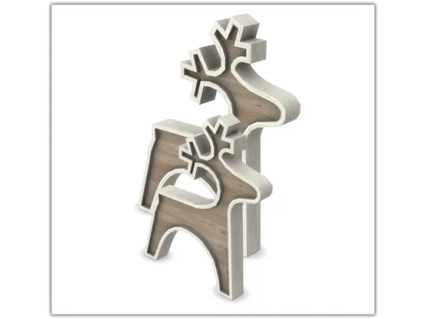 Mix Holiday Gift 2021 Wooden Reindeer by 13pumpkin31 - The Sims 4 Custom Content