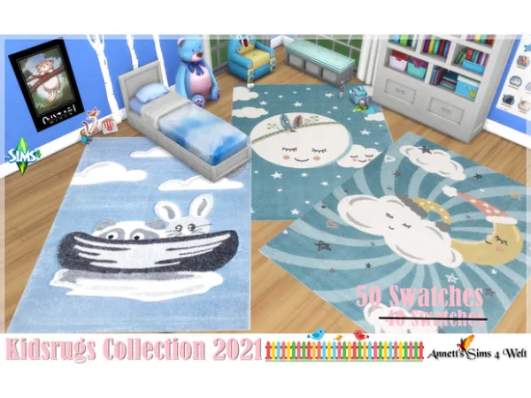 Maxis Match Many different Kids Teens carpets Annett's Sims 4 Welt ASW - The Sims 4 Custom Content