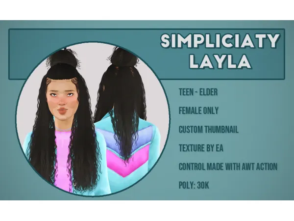 Simpliciaty hairs - The Sims 3 Custom Content